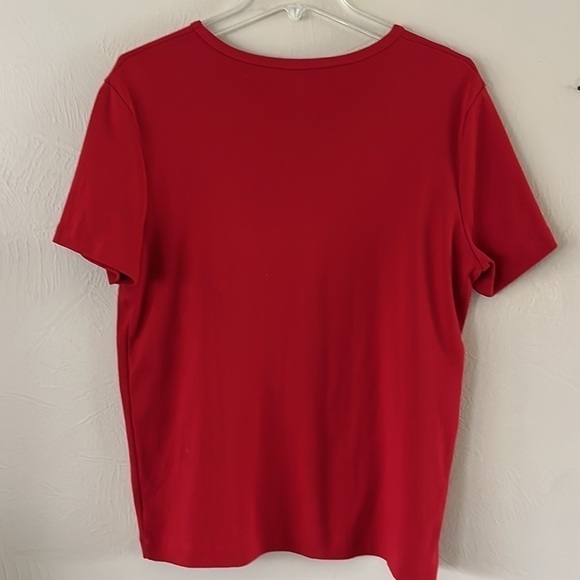 Jones New York sport crewneck T-shirt size XL short sleeves lightly ribbed - Picture 6 of 12